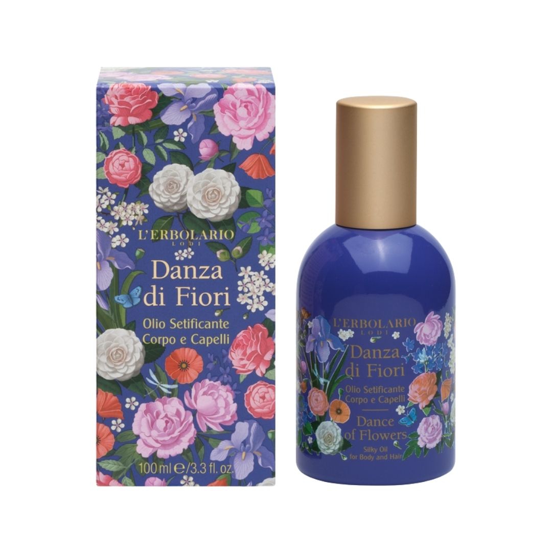 L'erbolario Danza di Fiori Olio Setificante Corpo Capelli 100 ml