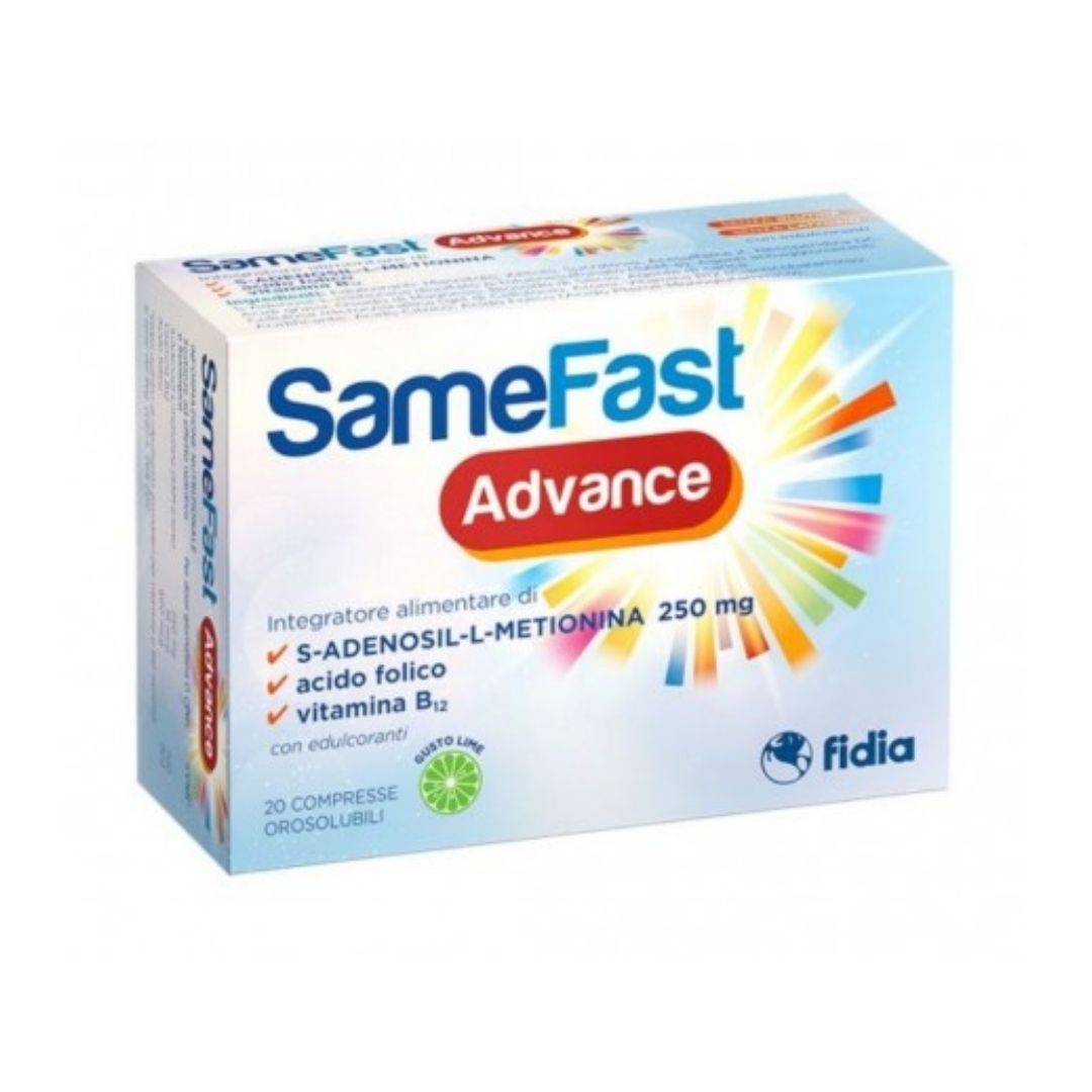 Fidia Samefast Advance Integratore Alimentare Gusto Lime 20Compresse Orosolubili