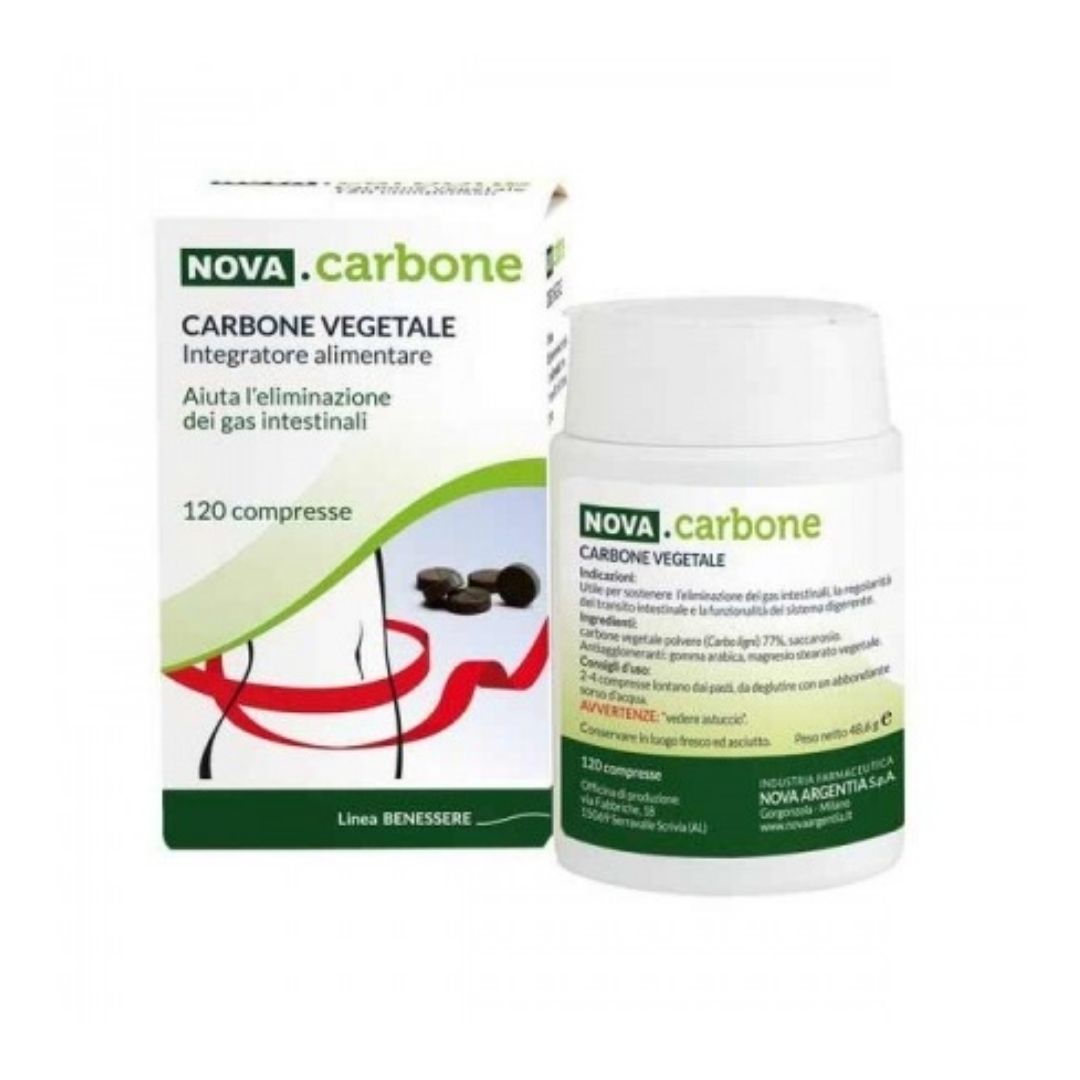 Nova Argentia Nova Carbone Vegetale 120 Compresse