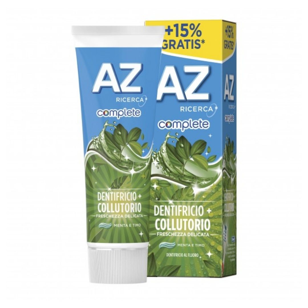 Az Complete Dentifricio+Collutorio 2 in 1 Freschezza Delicata 75 ml