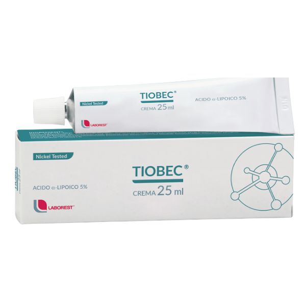 Tiobec Crema Con Acido Lipoico Al 5% Ad Alto Valore Idratante 25 ml