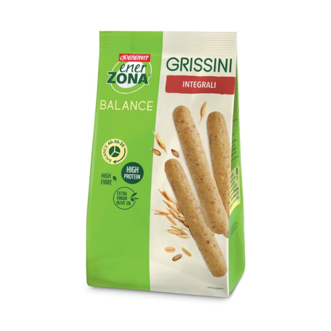 Enerzona Balance 40-30-30 Grissino Integrale con Olio Extravergine di Oliva 110g