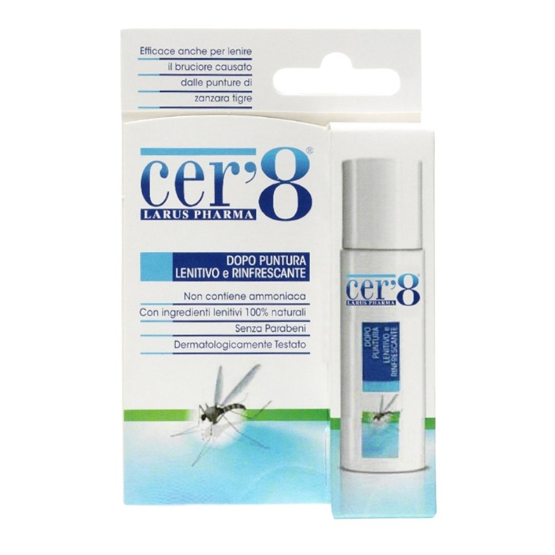 Cer 8 Roll On Dopo Puntura Fluido Lenitivo e Rinfrescante 20 ml