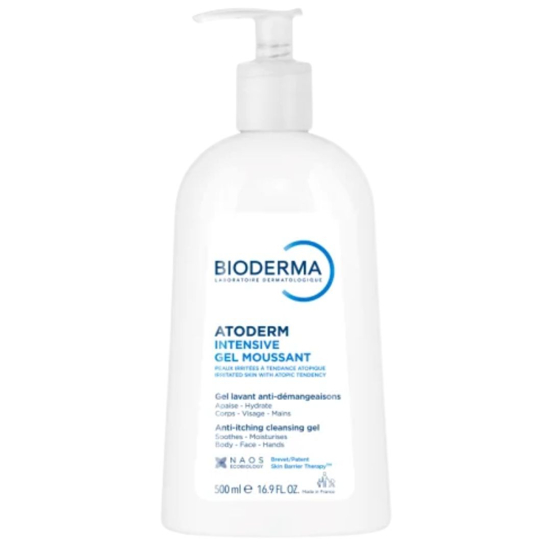Bioderma Atoderm Intensive Gel Moussant Gel Detergente Schiumogeno 500 ml