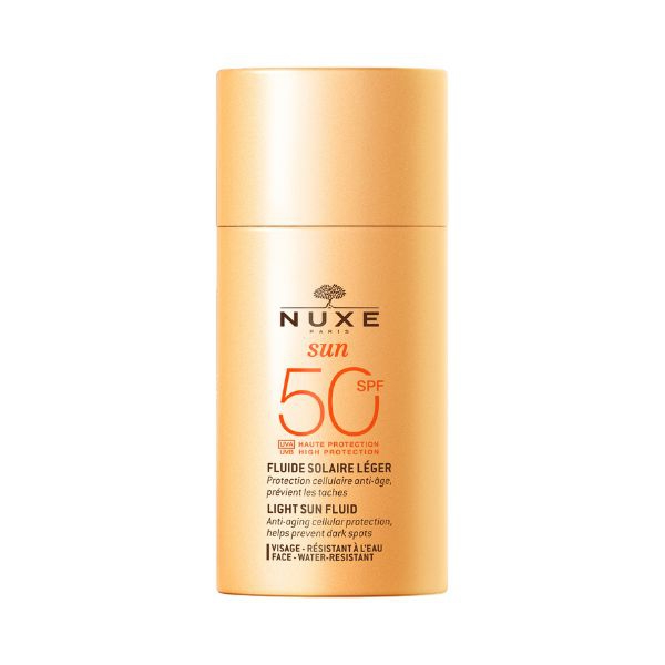 Nuxe Sun SPF50 Fluido Solare Leggero Alta Protezione Viso SPF50+ 50 ml