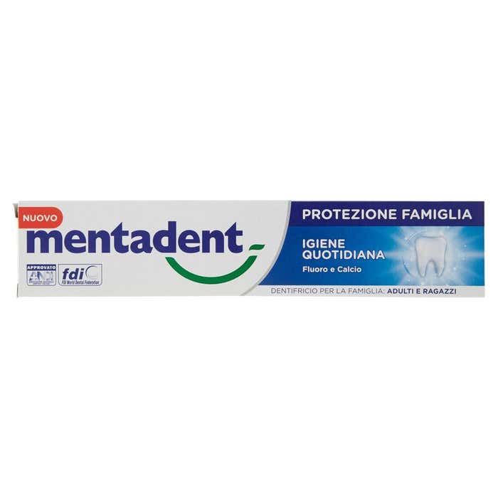 Mentadent Protezione Famiglia Igiene Quotidiana Dentifricio 75 ml