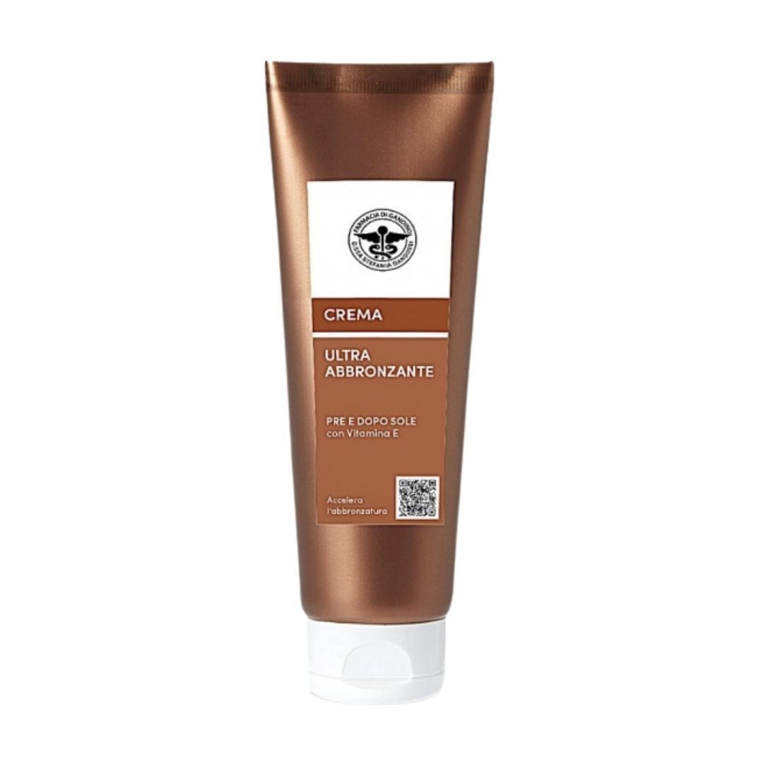 Unifarco Crema Ultra Abbronzante Pre e Dopo Sole con Vitamina E 125 ml