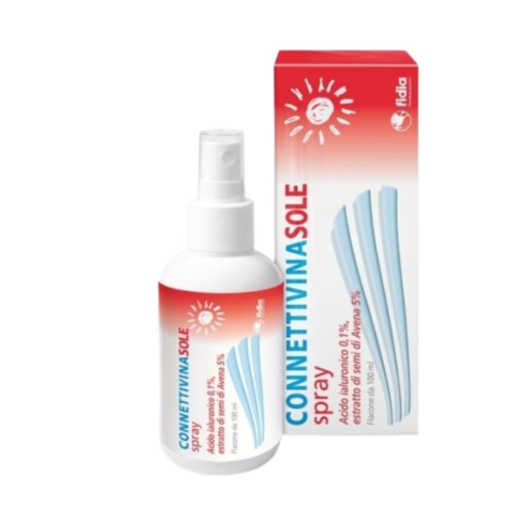 Fidia Connettivina Sole Spray per Scottature, Eritemi e Arrossamenti 100 ml