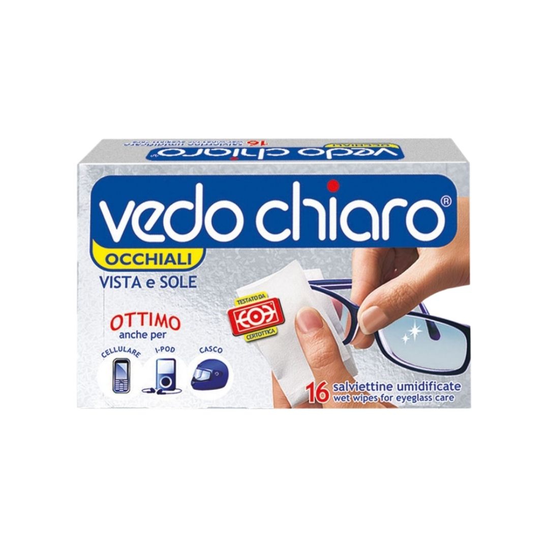Vedo chiaro Salviettine per Occhiali Vista E Sole 16 pezzi