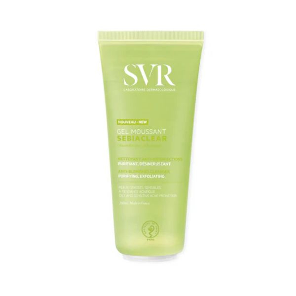 Laboratoires Svr Sebiaclear Gel Moussant Detergente Viso per Pelli Grasse 200 ml