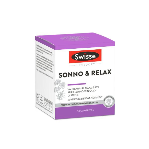 Swisse Valeriana Integratore per Favorire il Sonno e il Rilassamento 50Compresse