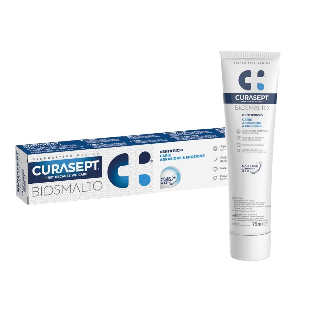 Curasept Biosmalto Dentifricio Carie Abrasione ed Erosione 75 ml