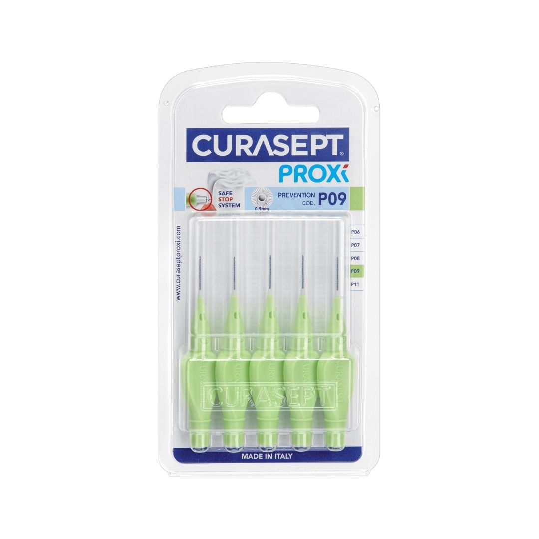 Curasept Proxi Prevention P09 Verde Chiaro 5 Scovolini 0,9mm