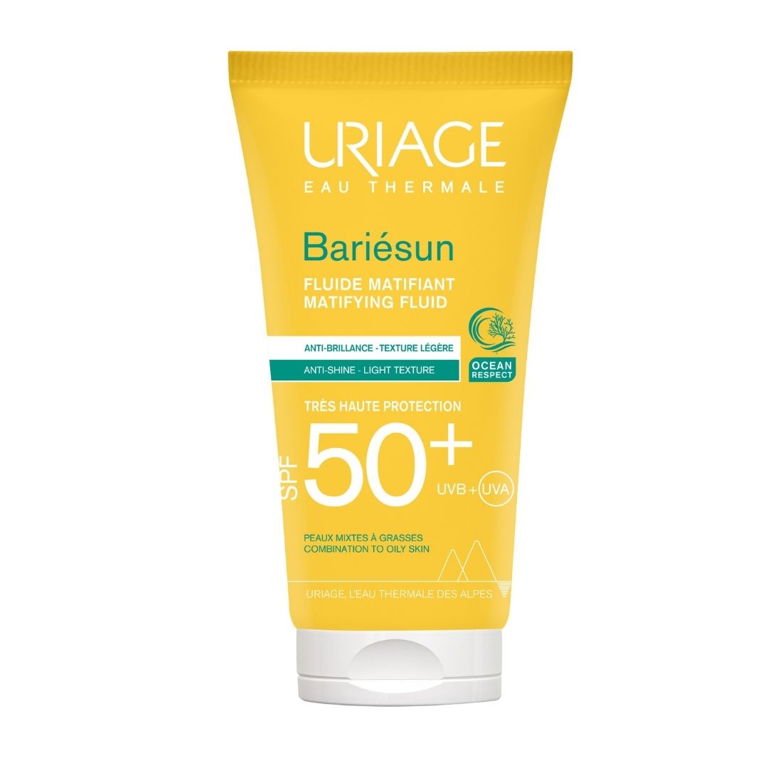 Uriage Bariesun Mat Fluido per Pelle Grassa Protezione Alta Spf50  50 ml