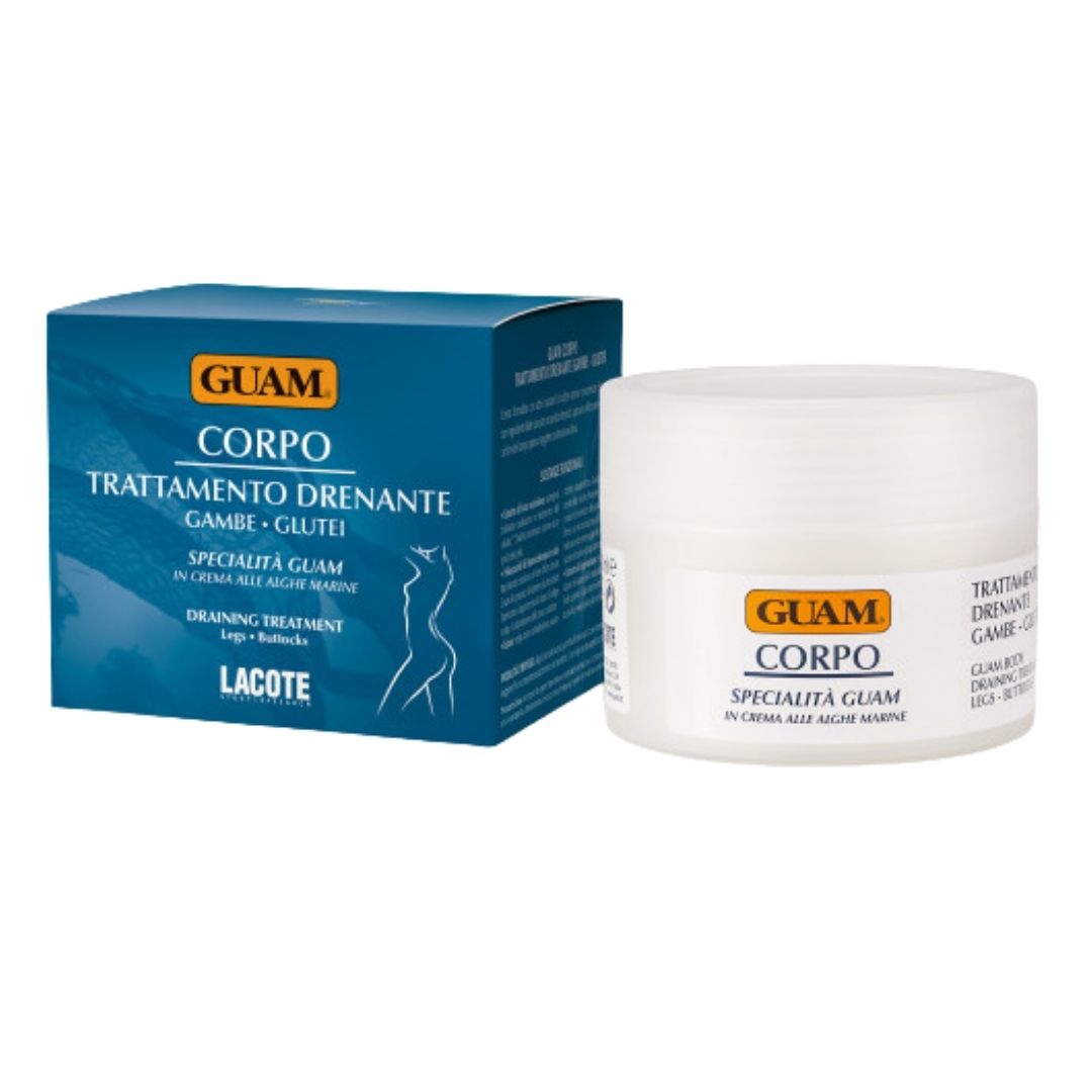 Guam Trattamento Drenante Gambe-Glutei Crema alle Alghe Marine 200 ml
