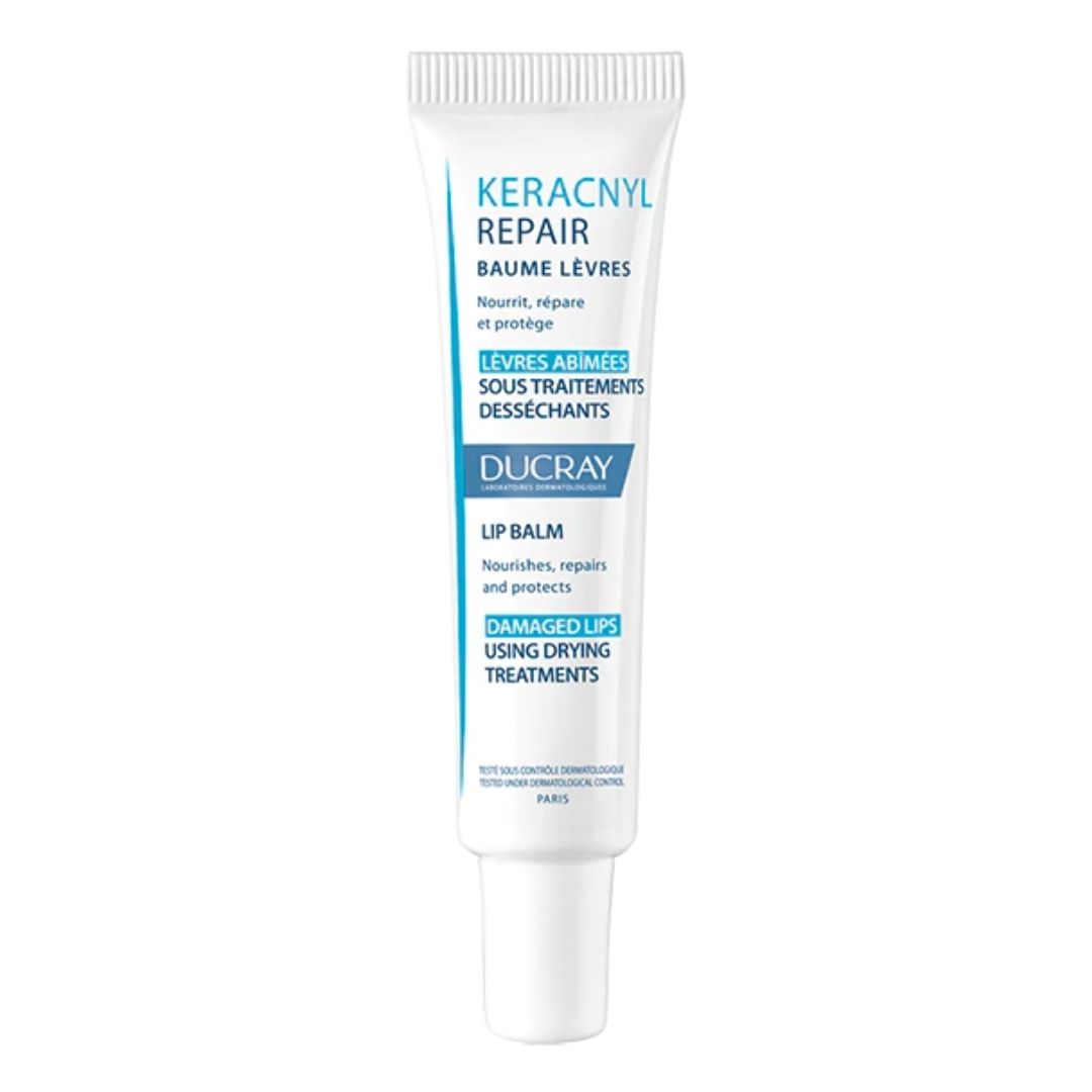 Ducray Keracnyl Repair Balsamo Labbra Screpolate per Pelle Grassa 15 ml