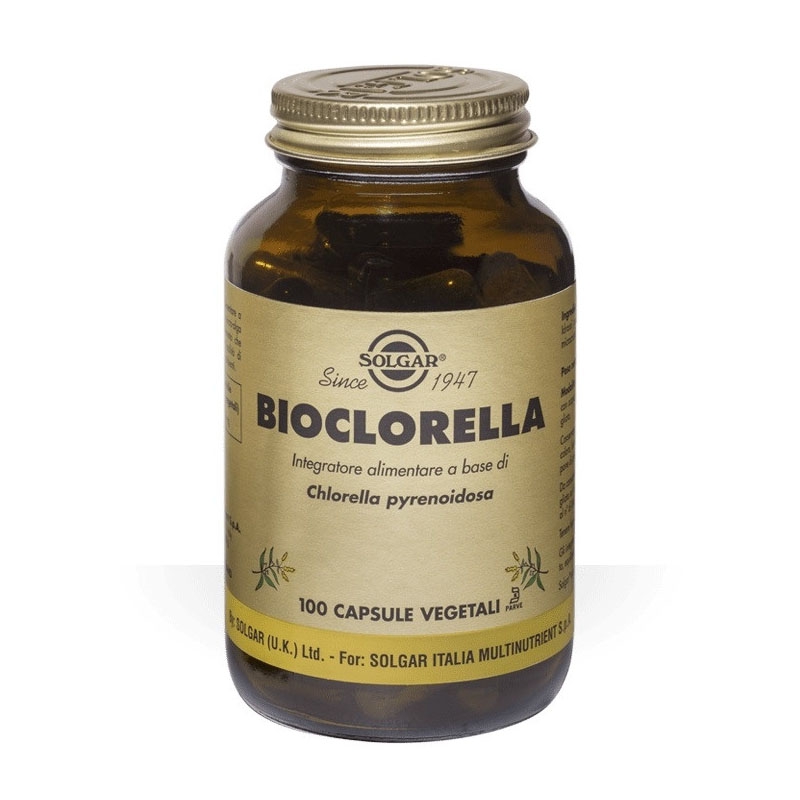 Solgar Bioclorella Integratore Alimentare 100 Vegicapsule