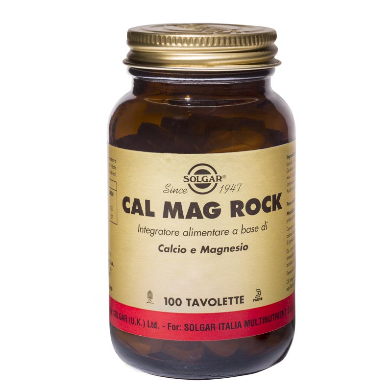 Solgar Cal Mag Rock Integratore Alimentare 100 Tavolette