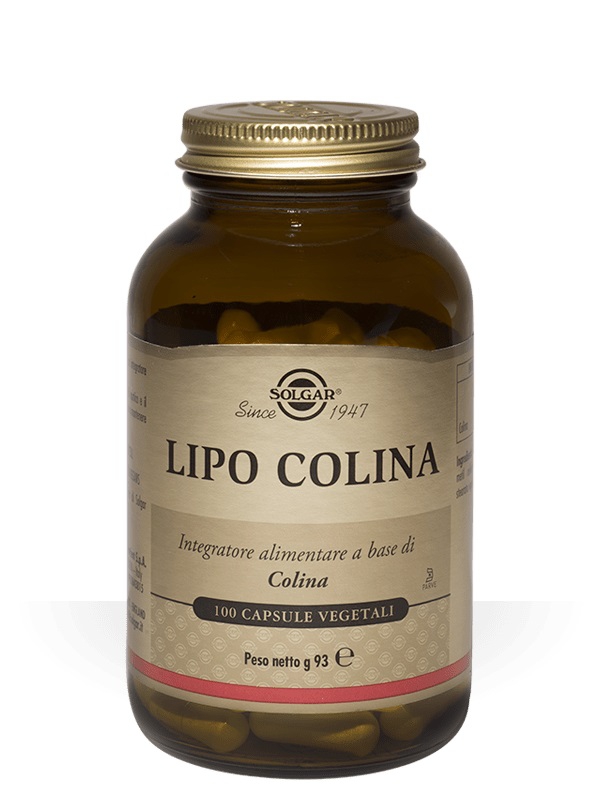 Solgar Lipo Colina Integratore Alimentare 100 Capsule Vegetali