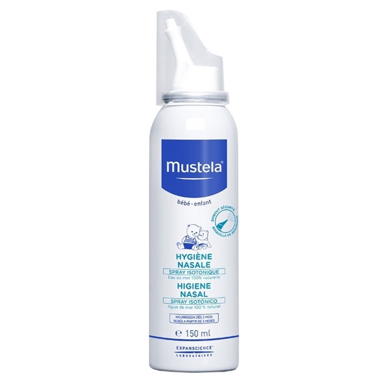 Mustela Hygiene Nasale Spray Isotonico per il Lavaggio Nasale Quotidiano 150 ml