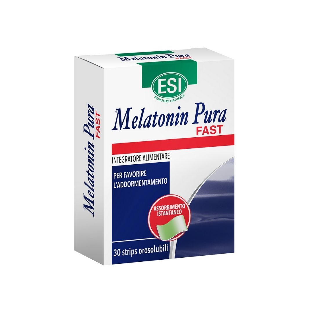 Esi Melatonin Pura Fast Integratore Alimentare 30 Strips
