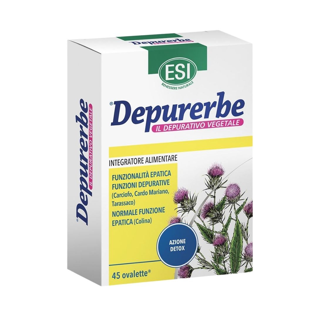 Esi Depurerbe Integratore Alimentare Depurativo Funzionalit Epatica 45 Ovalette