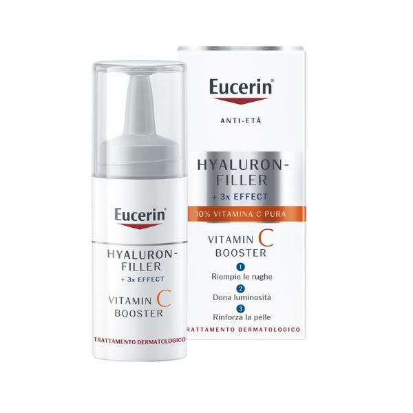 Eucerin Hyaluron-Filler Vitamin C Booster Viso Anti-Et Illuminante 3x8 ml