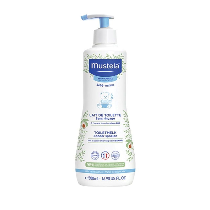 Mustela Latte Di Toilette per la Detersione di Viso e Zona Pannolino 500 ml