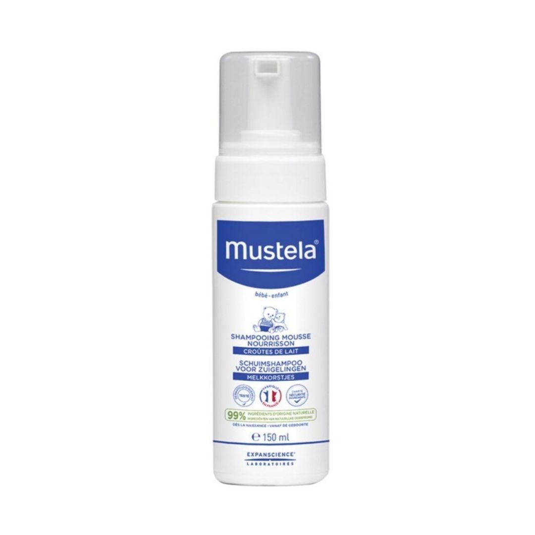 Mustela Shampoo Mousse Deterge Delicato per prevenire la Crosta Lattea 150 ml