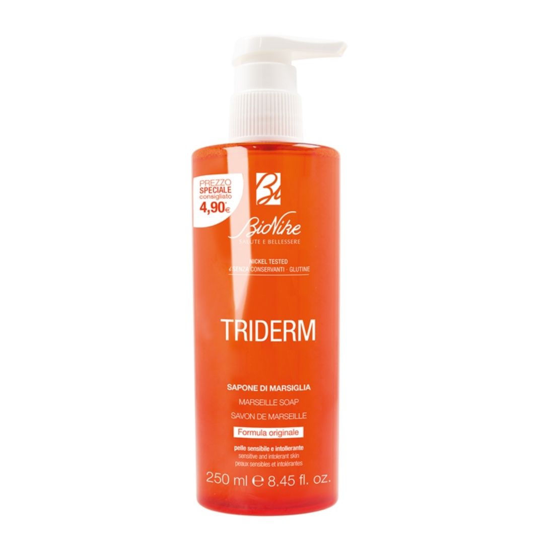 Bionike Triderm Sapone Di Marsiglia per Pelli Sensibili 250 ml