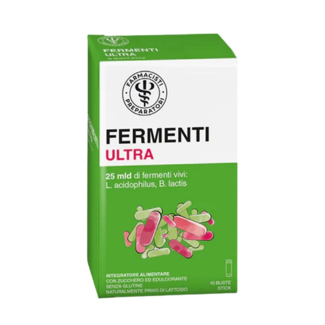 Unifarco Fermenti Ultra 25 Miliardi Integratore Alimentare 10 Bustine