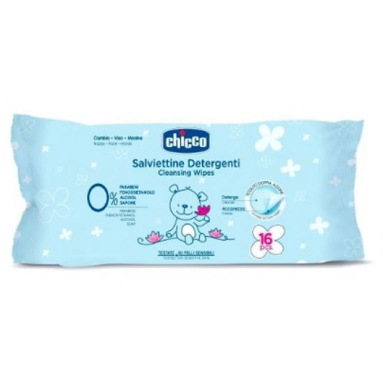 Chicco Salviettine Detergenti 16 Pezzi