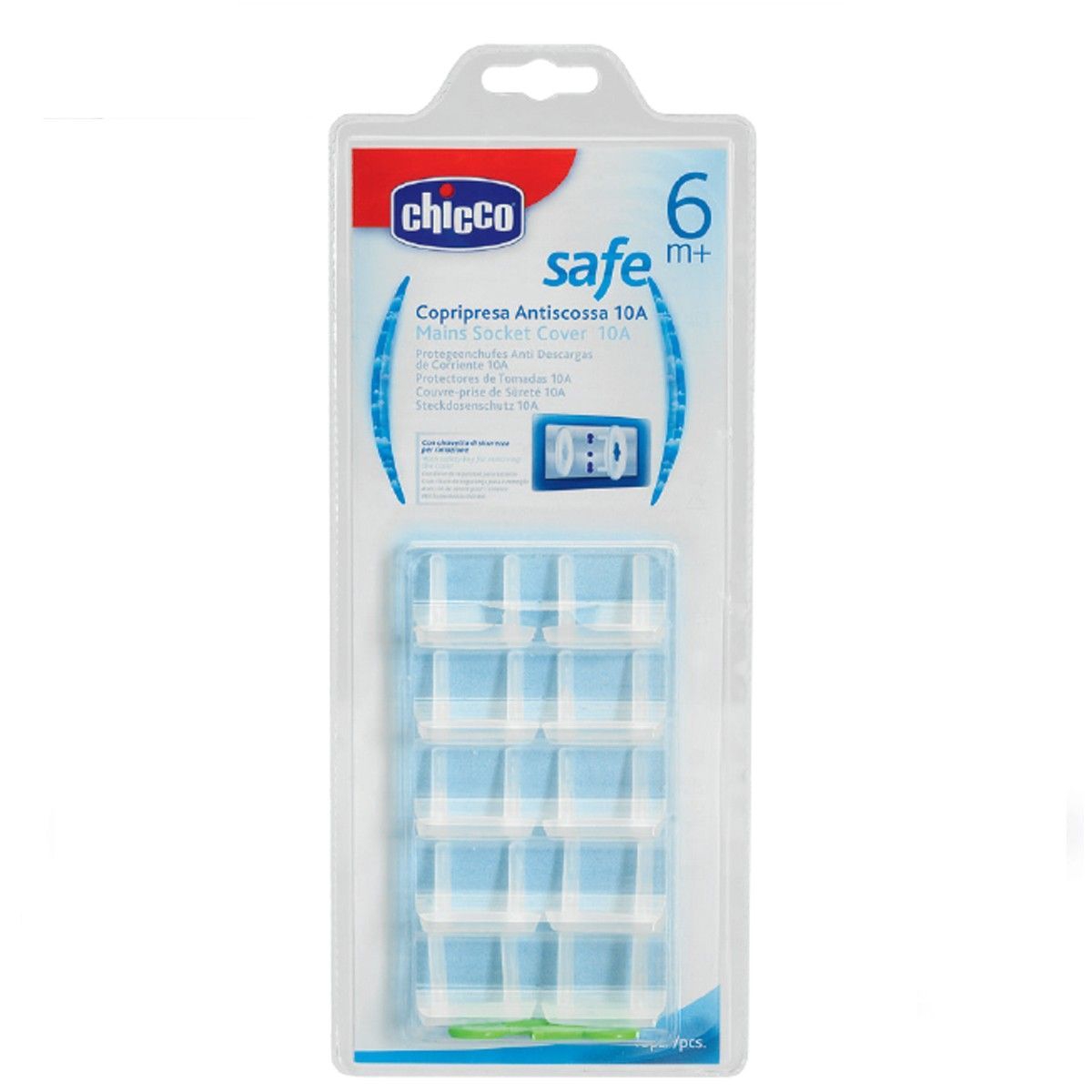 Chicco Copripresa 10A Antiscossa 10 Pezzi