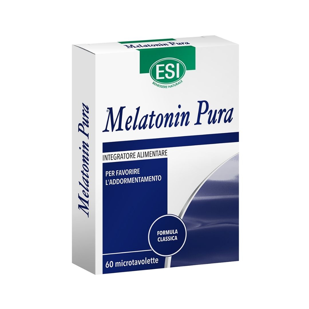 Esi Melatonin Pura Integratore per Favorire il Sonno 60 Microtavolette