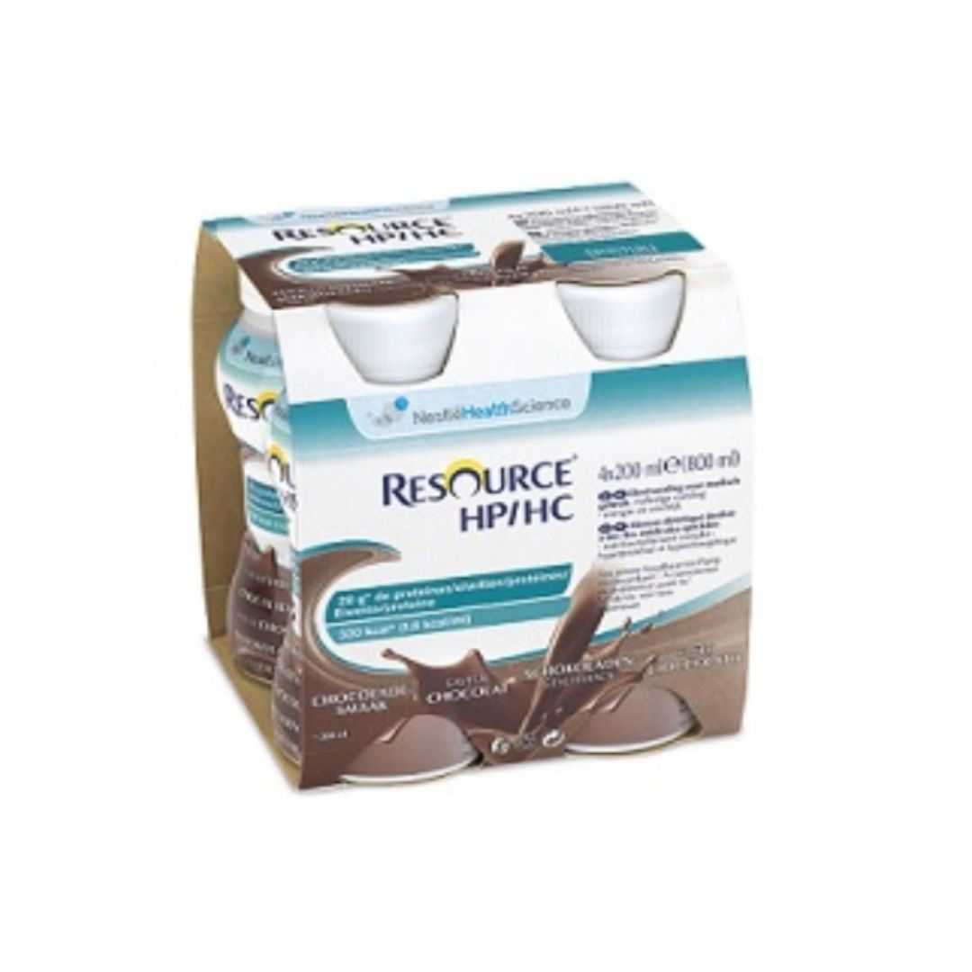 Nestle Resource Hp/hc Gusto Cioccolato 4 Bottiglie da 200 ml