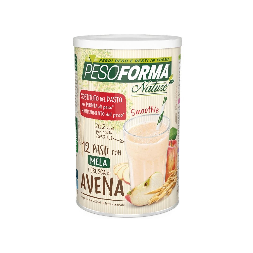 Pesoforma Nature Smoothie Gusto Mela e Crusca d'Avena in Polvere 420 g