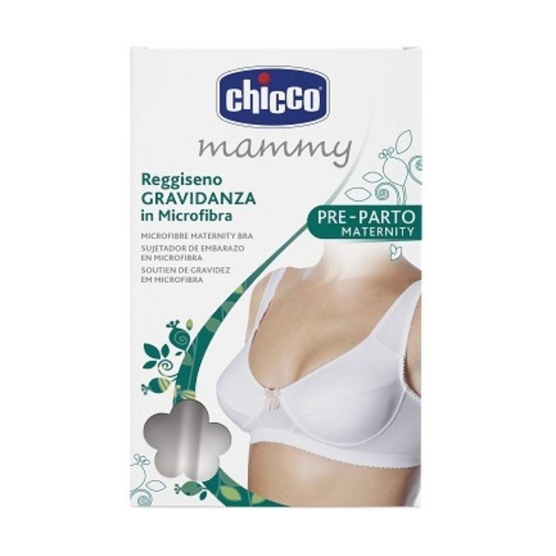 Chicco Mammy Reggiseno Gravidanza in Microfibra Bianco Taglia 3 c