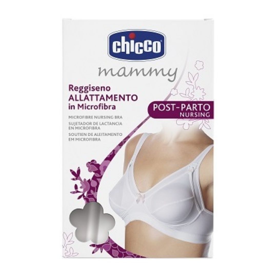 Chicco Mammy Reggiseno Allattamento in Microfibra Bianco Taglia 5c