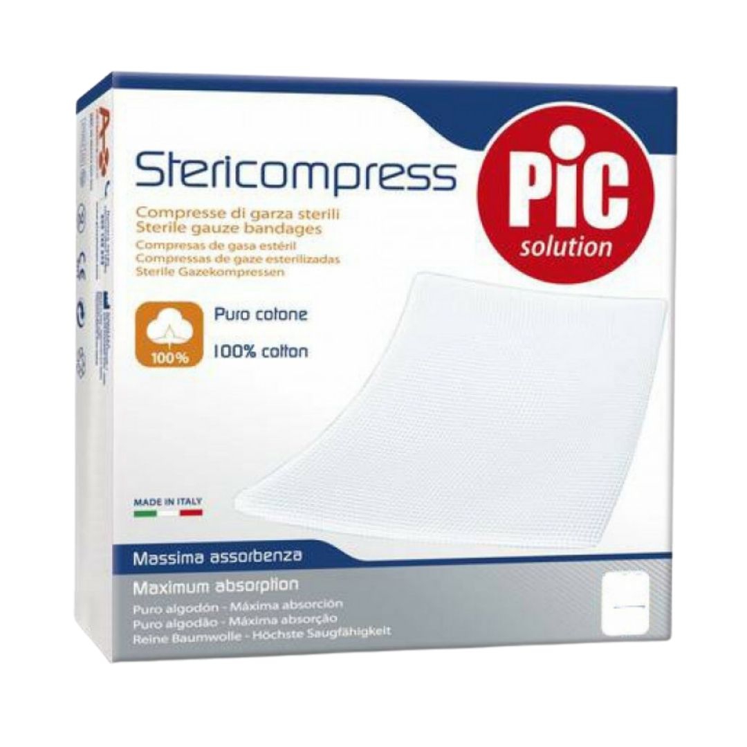 Pic Garza Sterile in Cotone Idrofilo Soffix 18 x 40 cm 12 Pezzi