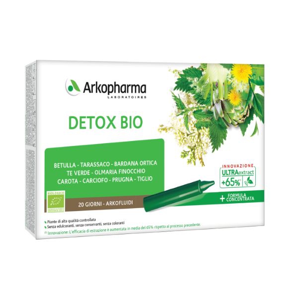 Arkofarm Arkofluidi Ultra Suoni Detox Bio 20 Fiale