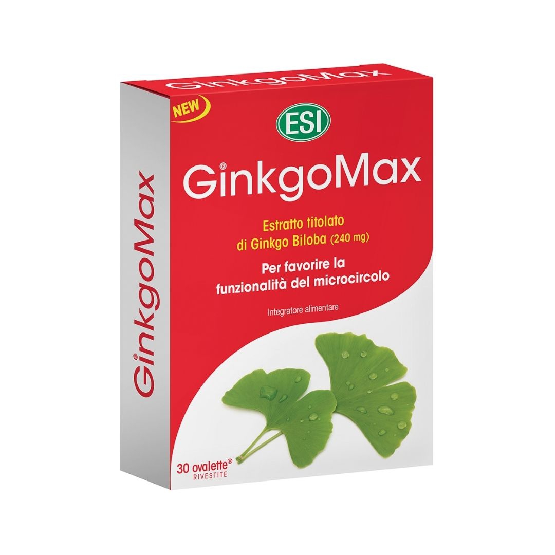 Esi Ginkgomax Integratore Alimentare per le Funzioni Mentali 30 Ovalette