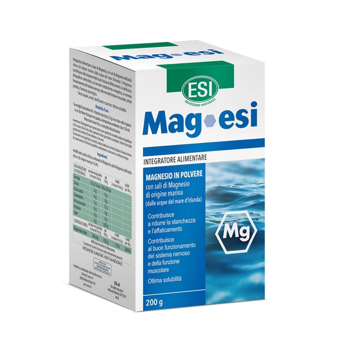 Esi Mag Esi Magnesio in Polvere Integratore Alimentare 200 g