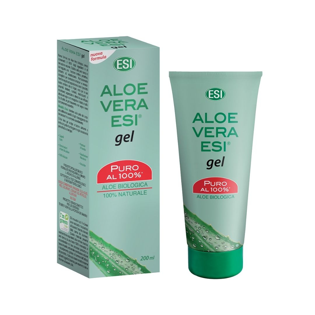 Esi Aloe Vera Esi Gel Puro Idratante e Nutriente per la Pelle 200 ml