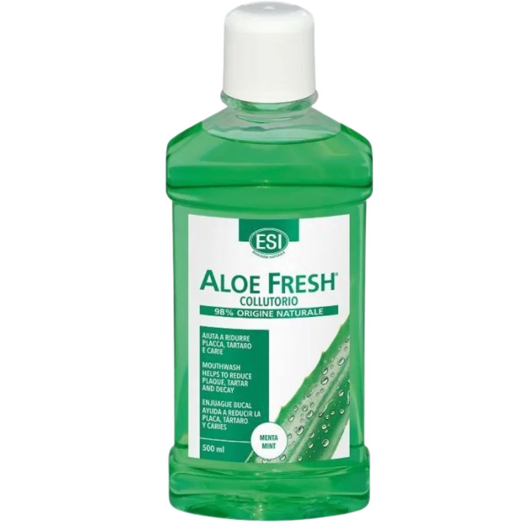 Esi Aloe Fresh Collutorio con Antibatterico Menta Forte 500 ml
