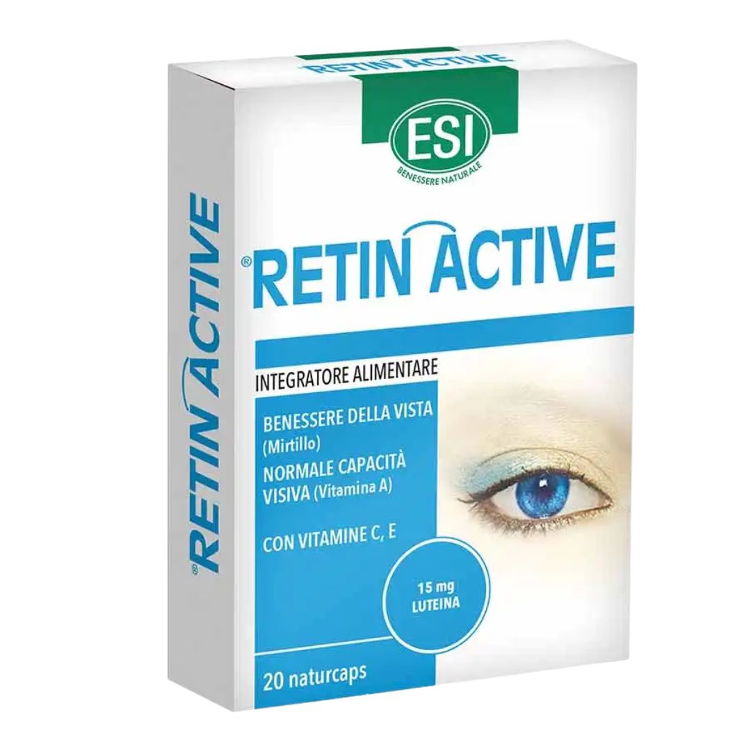 Esi Retin Active Integratore Alimentare per gli Occhi e la Vista 20 Naturcaps