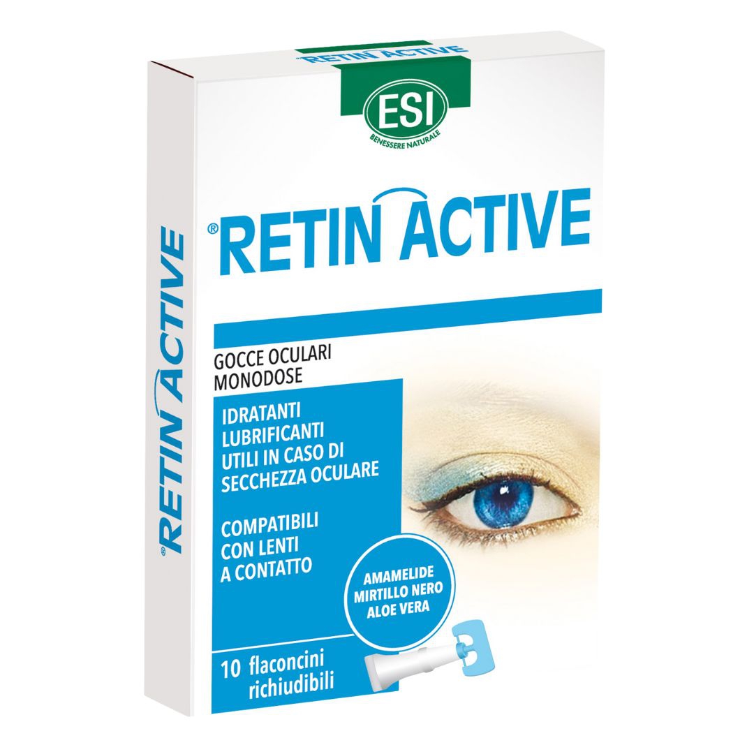 Esi Retin Active Mirtillo Gocce Oculari Monodose 10 Flaconcini