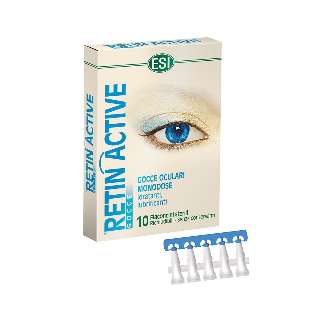 Esi Retin Active Mirtillo Gocce Oculari Monodose 10 Flaconcini