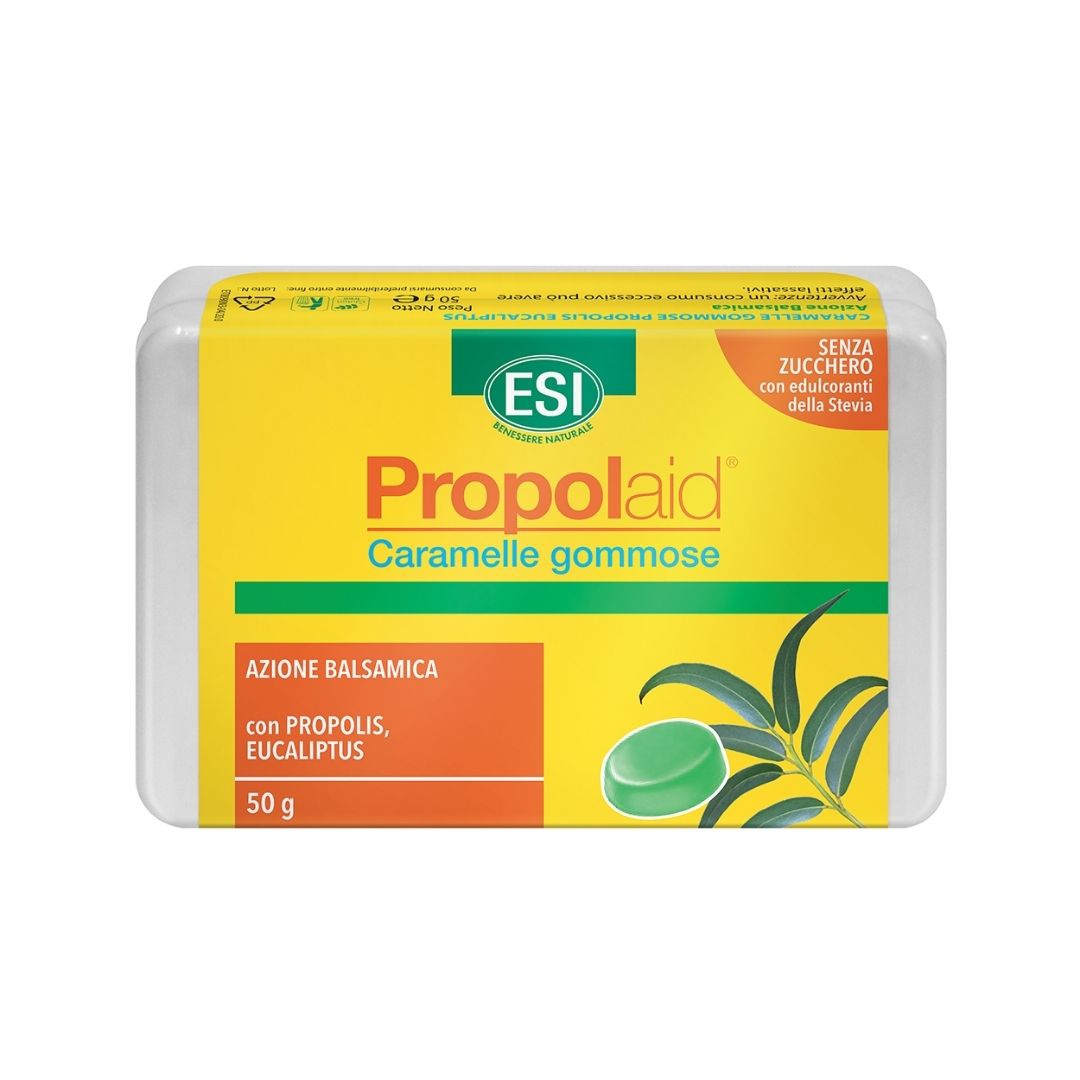 Esi Propolaid Caramelle Gommose Balsamiche per la Gola Eucalipto e Propoli 50 g