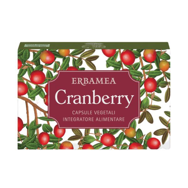 Erbamea Cranberry Integratore per il Benessere delle Vie Urinarie 24 Capsule