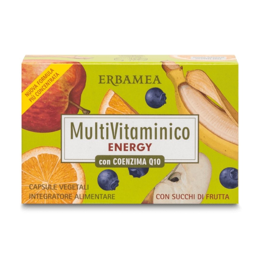 Erbamea Multivitaminico Energy con Coenzima Q10 Integratore 24 Compresse